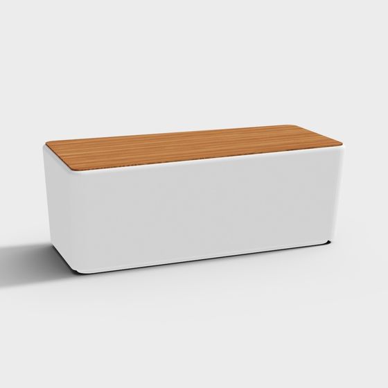 Urban Bench 3D model for Modern Design