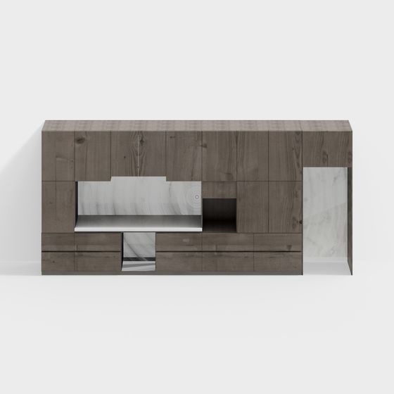 Minimalist TV Cabinet 3D model