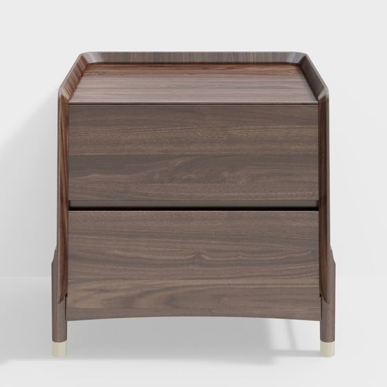 Elegant 3D Nightstand Model for Modern Interiors