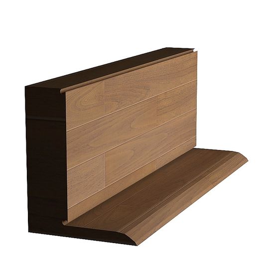 Brown Skirting Line 3D Model for Elegant Interiors