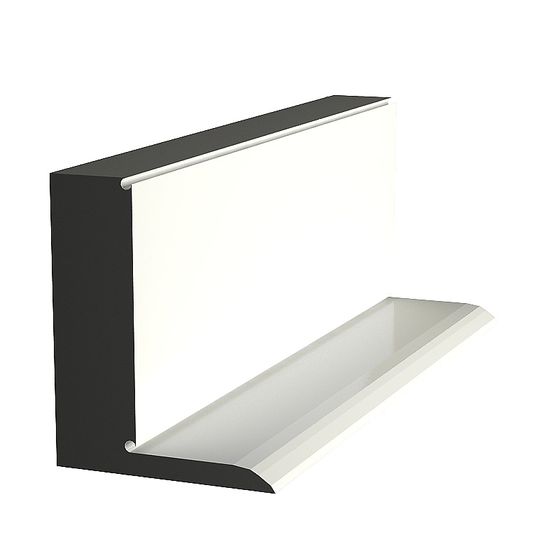 Black Skirting Line 3D Model for Elegant Finishing Touches