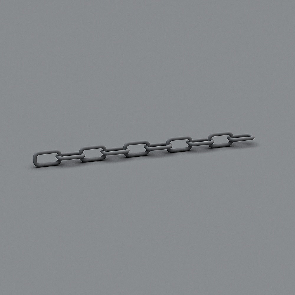 Low Poly Chain 3D model