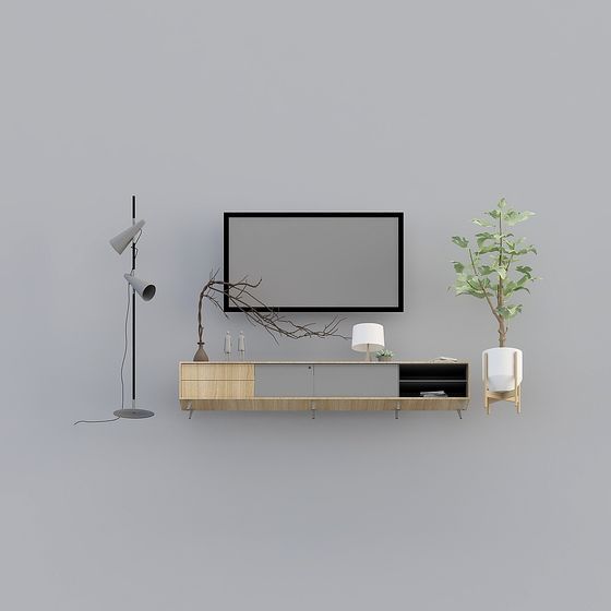 Urban Living Room 3D model