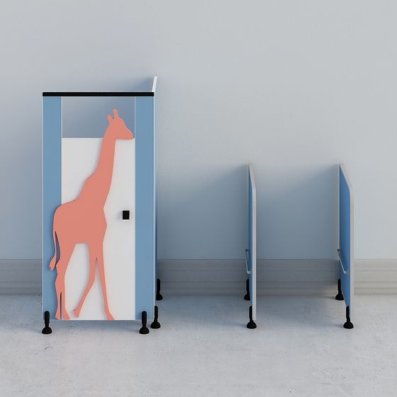 Charming Low-Poly Furniture 3D model for Imaginative Interiors