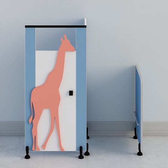 Giraffe Cabinet 3D model