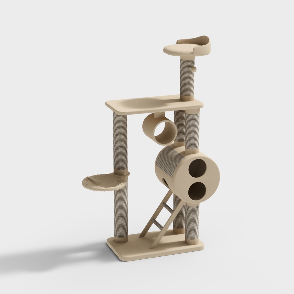 Cadre d'escalade moderne pour chats