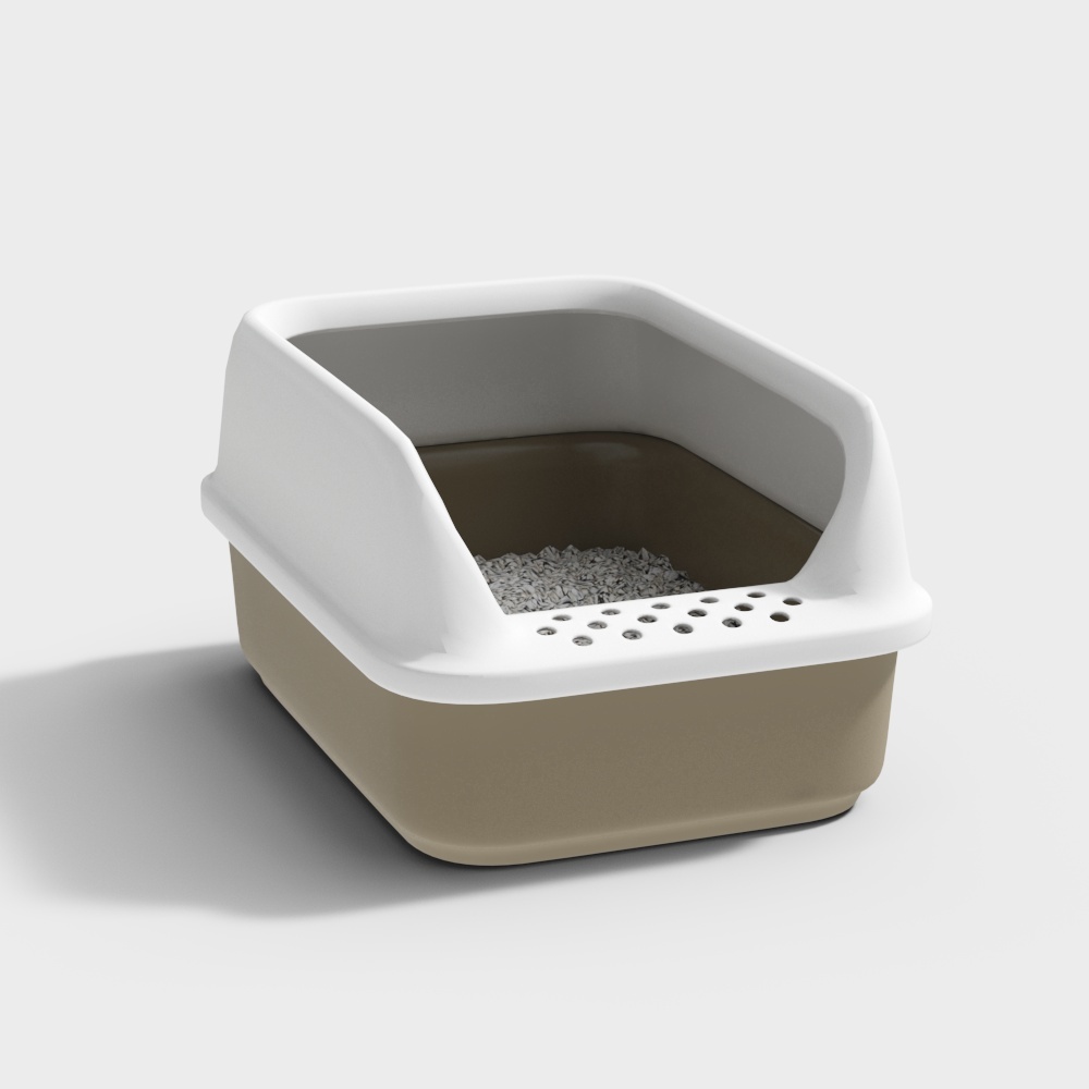 Modern pet litter box