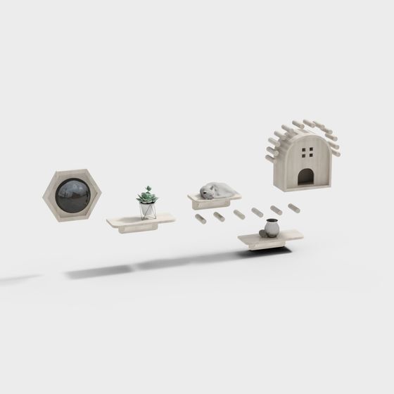 Minimalist Pet Retreat 3D model