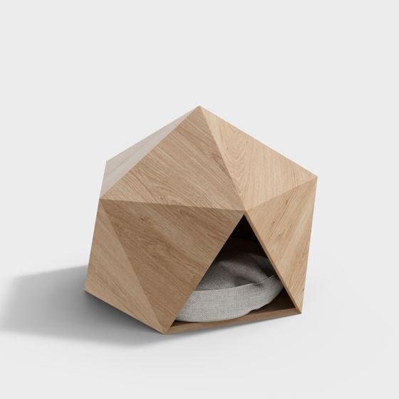 Geometric Hideaway 3D model – Modern Minimalist Design