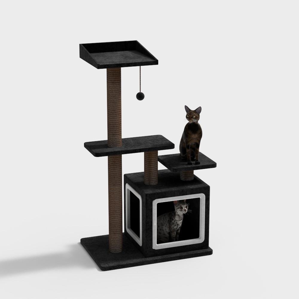 Dwarf cat climbing frame