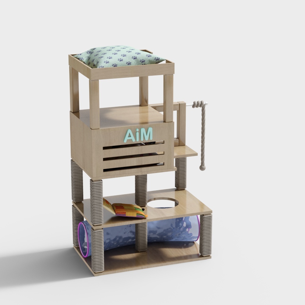Modern cat litter cat climbing frame