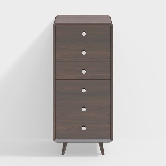 Mid-Century Modern Dresser 3D model