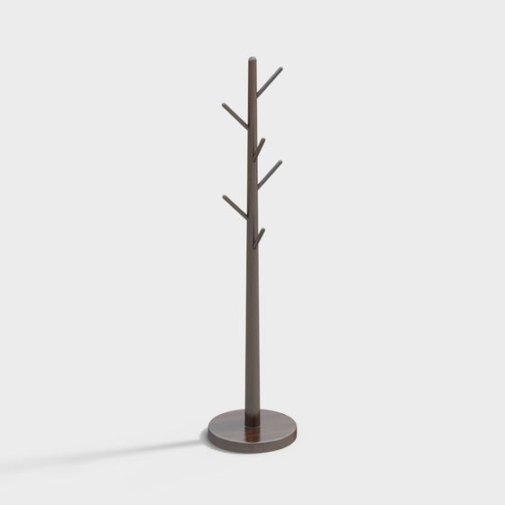 Unique Branch Coat Rack 3D model