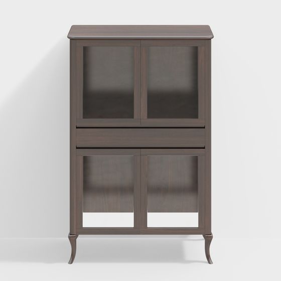 Elegant 3D Storage Cabinet Model for Modern Interiors