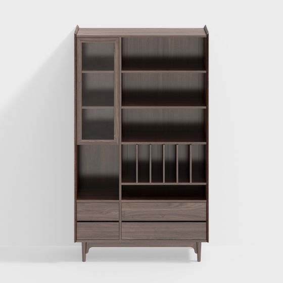 Urban Elegance Bookshelf 3D model