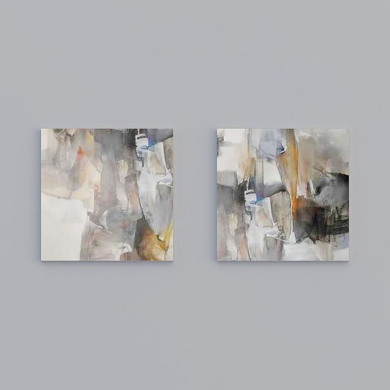 Abstract Urban 3D Model for Creative Projects