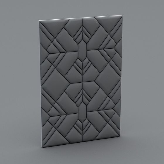 Folded Paper Wall 3D model