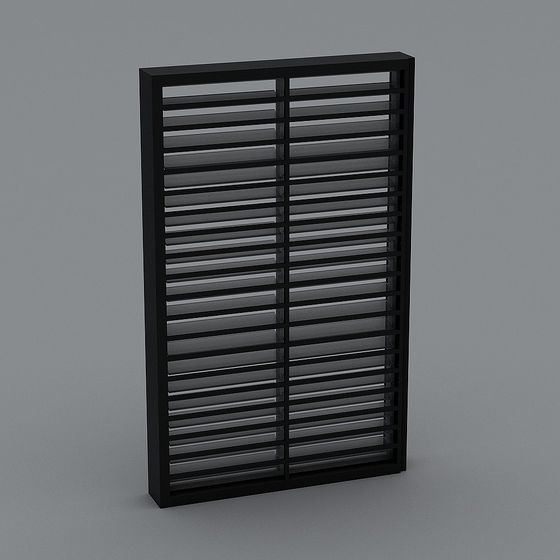 Urban Louver 3D model - A Fusion of Modern Design