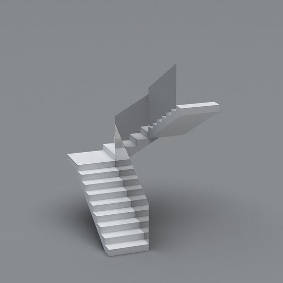 Scala Rettangolare PT Gradini e Ringhiere