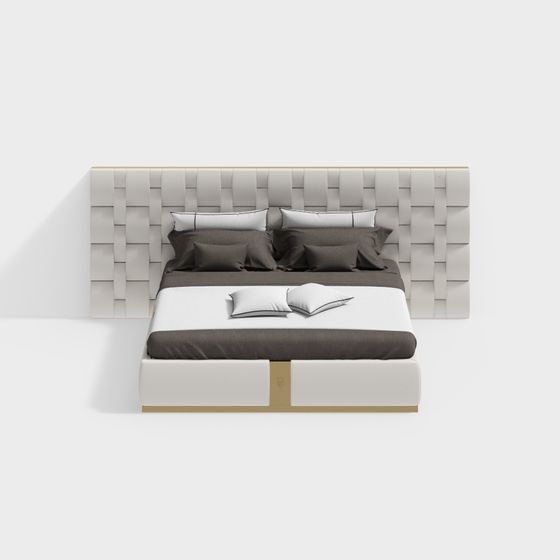 Urban Elegance Bed 3D model