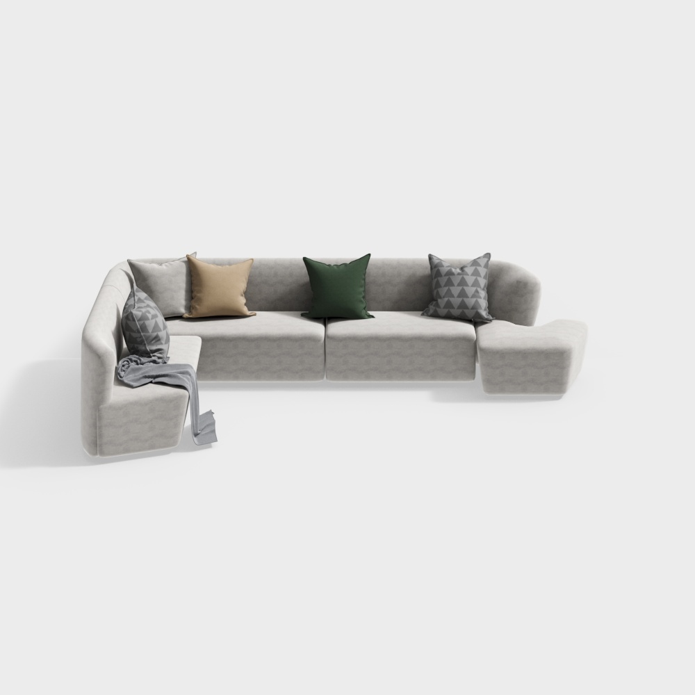 Canapé multi-personnes salon nordique 2680