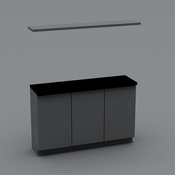 Urban Corner Cabinet 3D model
