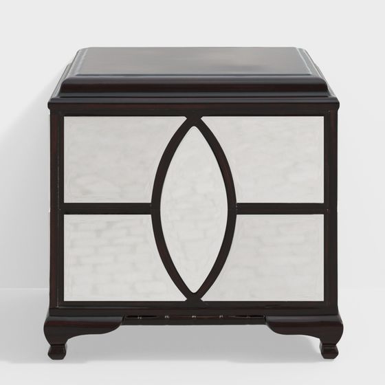 Art Deco Side Table 3D model