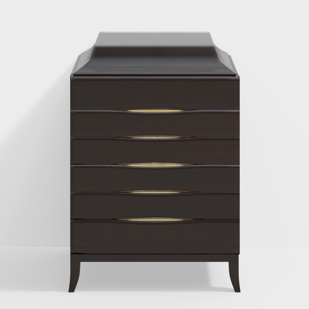 Elegant Chest of Drawers 3D model