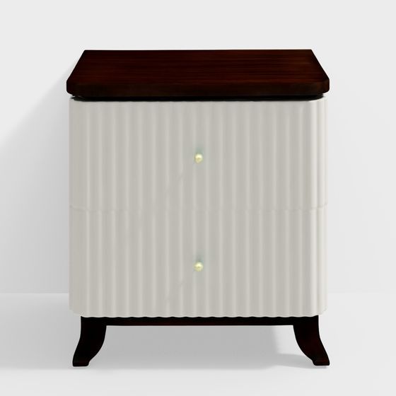 Vintage Nightstand 3D model for Modern Design