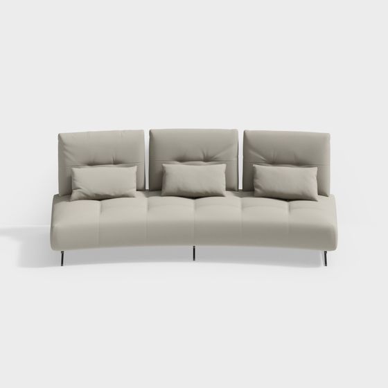 Urban Comfort Sofa 3D model for Modern Spaces
