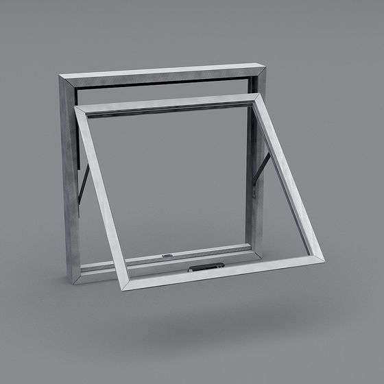 Low Poly Skylight 3D Model for Modern Architecture