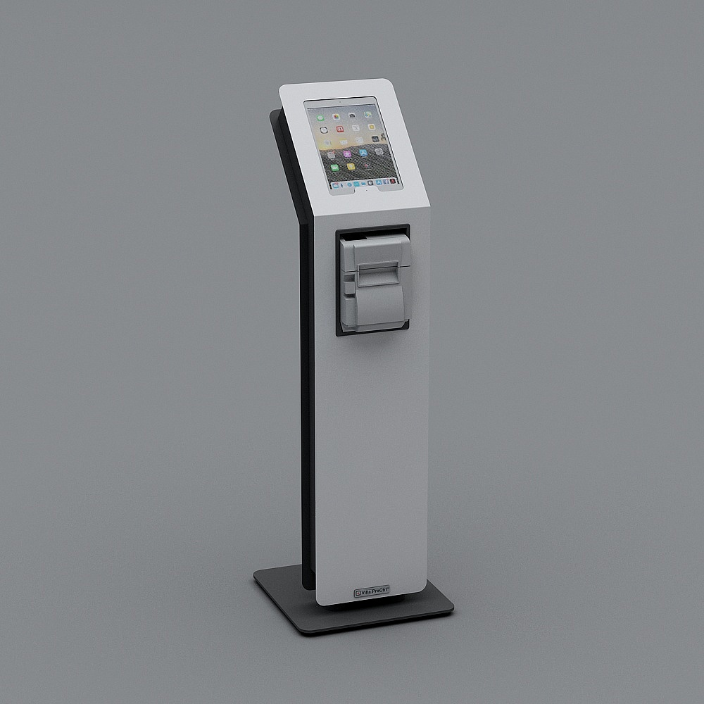 Modern Self-Service Kiosk 3D Model