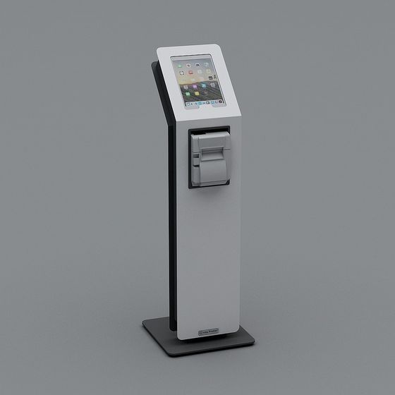 Modern Self-Service Kiosk 3D Model