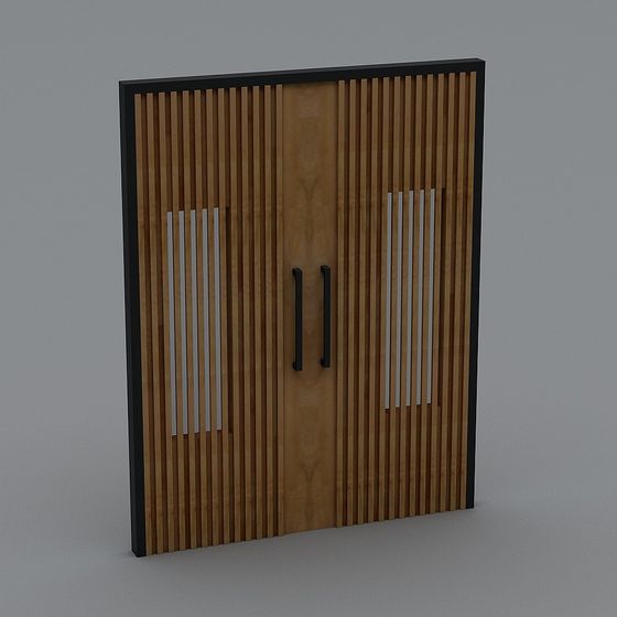 Unique Low-Polygon Door 3D Model Design