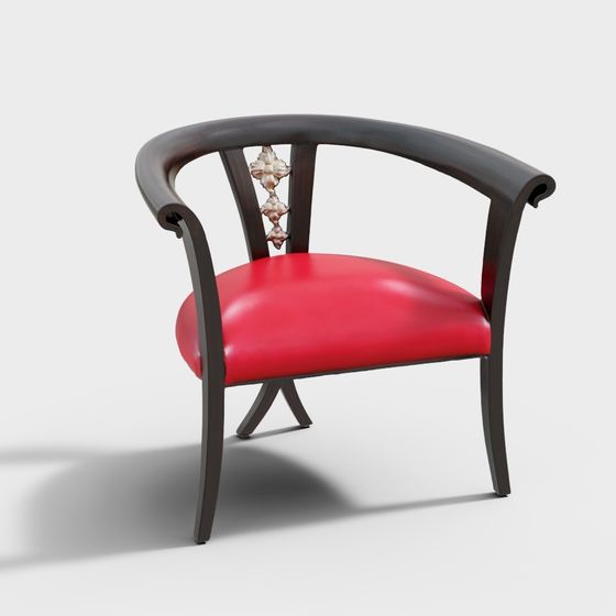 Stylish Artistic Chair 3D model for Modern Spaces