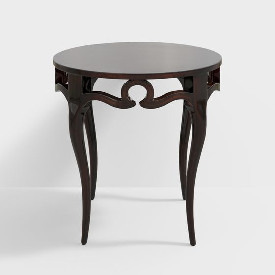 Elegant Round Table 3D model