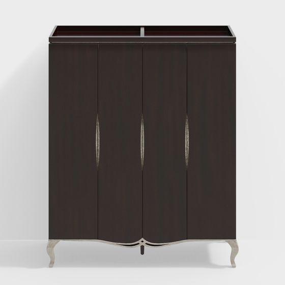 Elegant Dark Cabinet 3D model