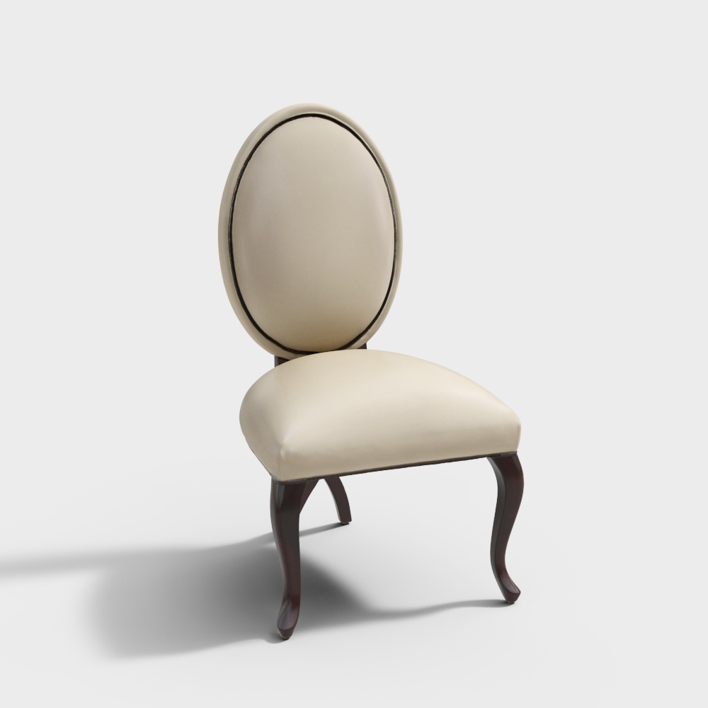 Elegant Vintage Chair 3D model