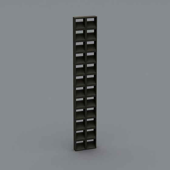 Urban Bookshelf 3D model