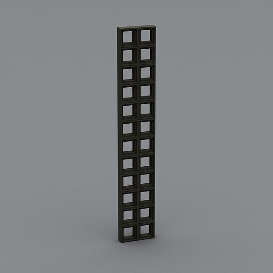 Urban Tower 3D model in Low Poly Style