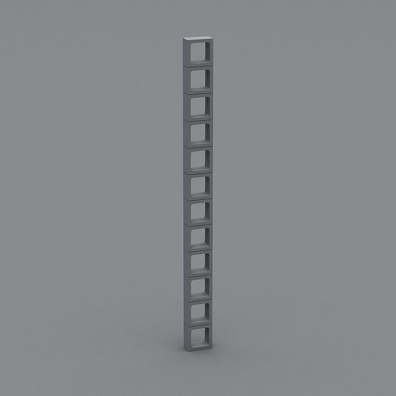 Urban Column 3D model for Contemporary Designs