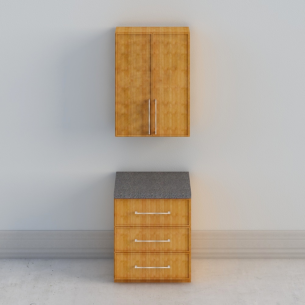 30_ w Upper &amp; Lower Cabinet 2 Door 42_ H