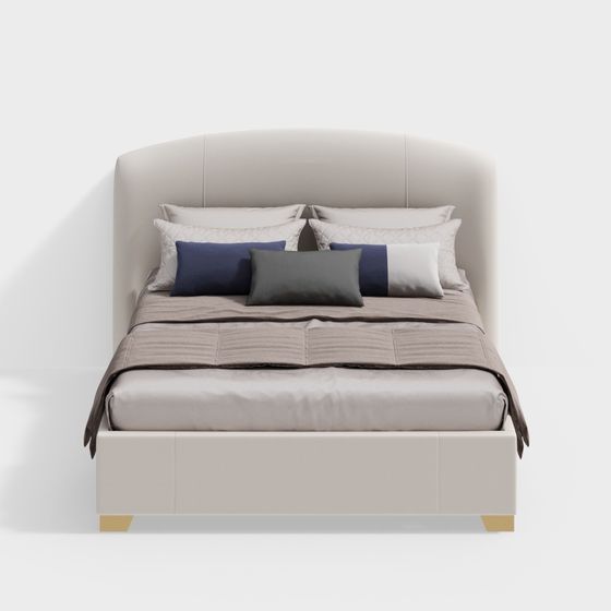 Urban Comfort 3D Model Bed