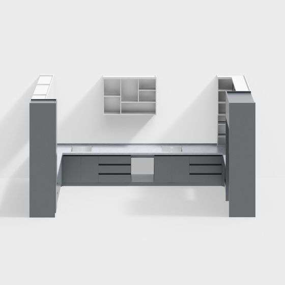 Urban Corner Workstation 3D model