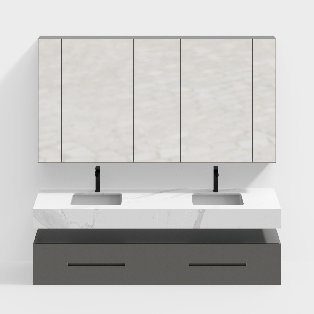 Daqin สุขภัณฑ์-การปรับแต่งมาตรฐาน Feitong-ตู้จัดเก็บในห้องน้ำ