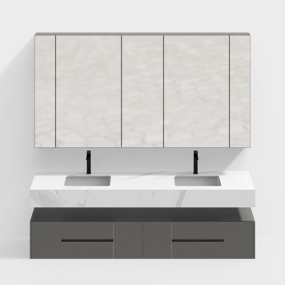 Sanitarios Daqin - Gabinete de baño de personalización estándar Feitong