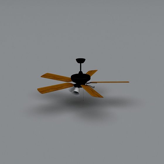 Vintage Ceiling Fan 3D model