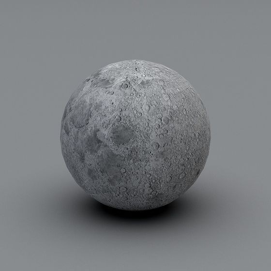Lunar Surface 3D model