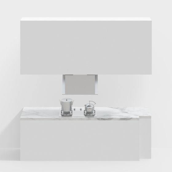 Elegant Marble Sink 3D model