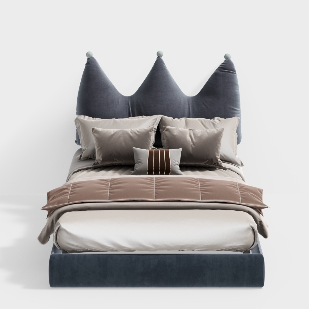 Masasanty/Massa Santi - Modern Children's Room Combination Double Bed 【Bacchus/Bacchus】